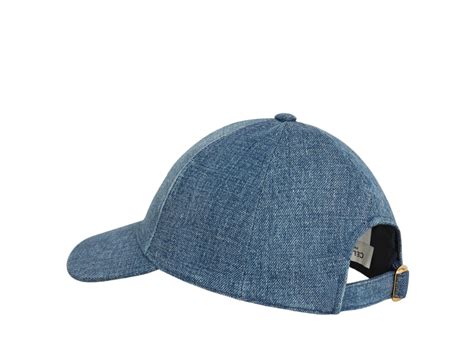 TRIOMPHE BASEBALL CAP IN DENIM UNION WASH 